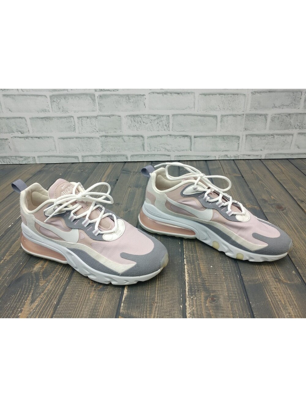 Nike Wmns Air Max 270 React Plum Chalk White Pink Women Running Shoes CI3899-500